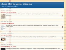 Tablet Screenshot of javiervizcaino.net